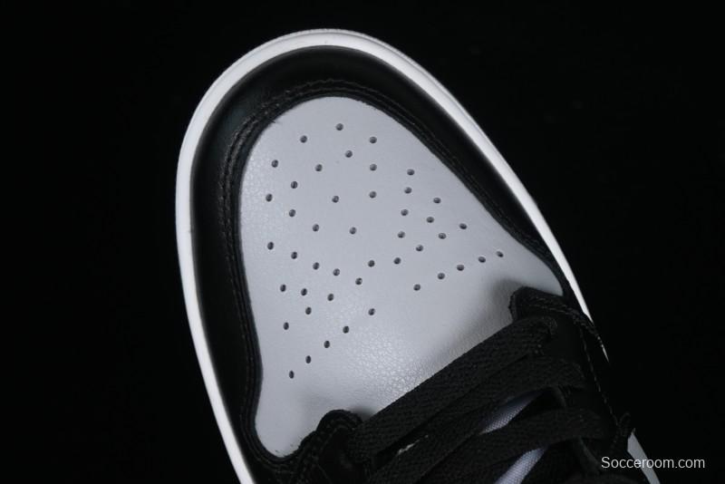 Nike Air Jordan 1 Low AJ1 Black Grey Red Hook Low-Top Culture Basketball Shoes - DC0774-062