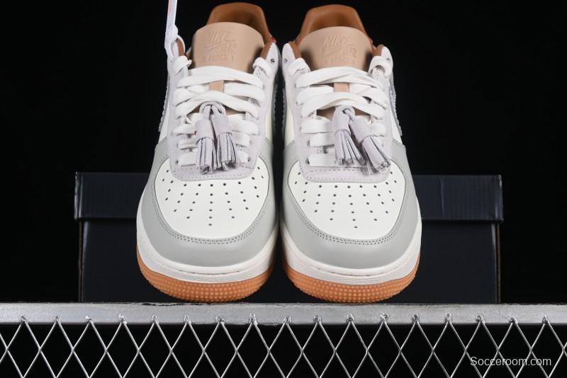Nike Air Force 1 '07 Low Casual Sneakers with Full-Length Air Cushion - HF5697-001