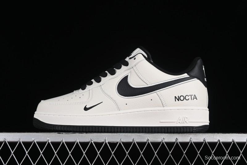 Nike Nocta x Nike Air Force 1 '07 Low Casual Sneakers with 3M Reflective Details and Full-Length Air Cushion - NO0224-023