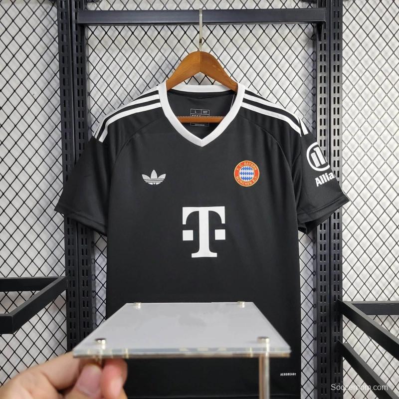 24/25 Bayern Munich Third Black Goalkeeper Jersey