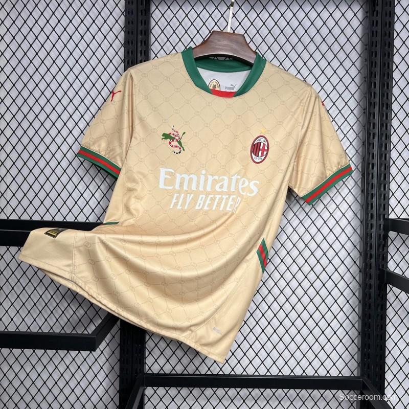 24/25 AC Milan x Gucci Golden 125th Anniversary Jersey