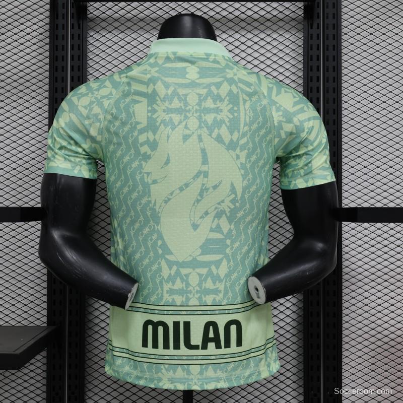 Player Version 24/25 AC Milan Green Special Jersey