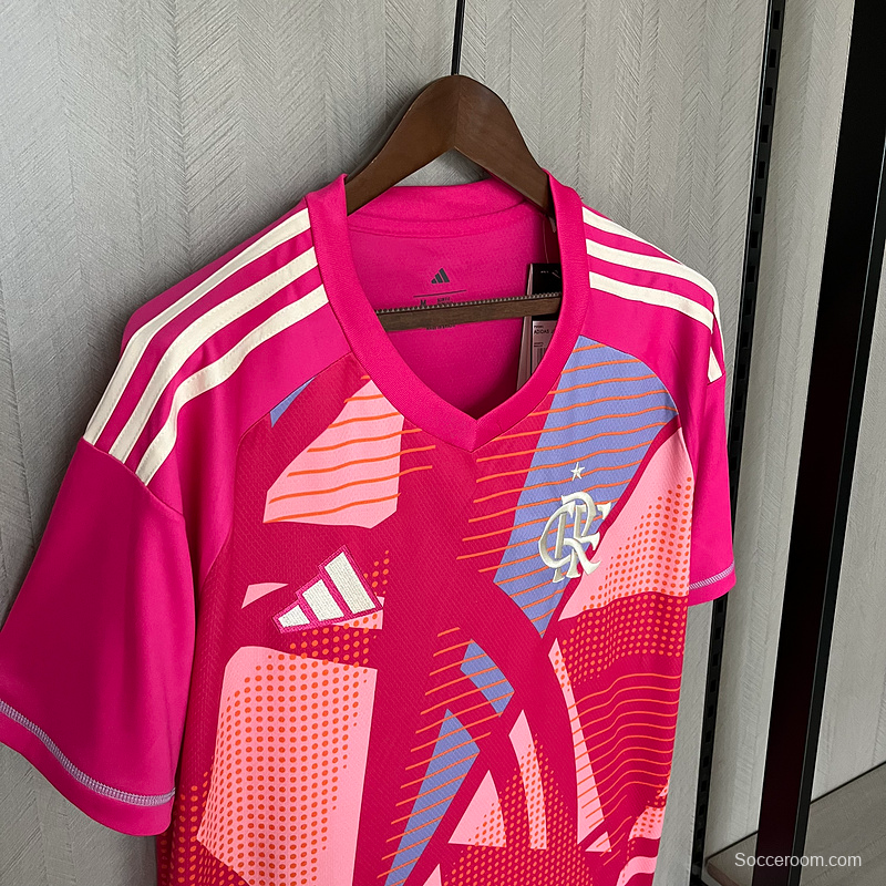 25/26 Flamengo Goalkeeper Pink Jersey S-XXXXL