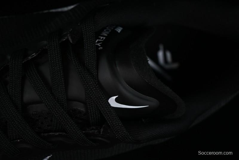 Nike Zoom Fly 6 Running Shoes with Flyknit Material and Carbon Fiber Plate for Superior Elasticity - FN8454-001