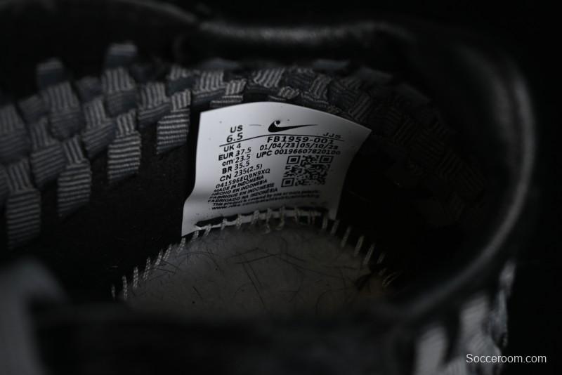 Nike Air Footscape Woven Asymmetrical Weave Slip-Resistant Low-Top Lifestyle Sneakers - FB1959-001