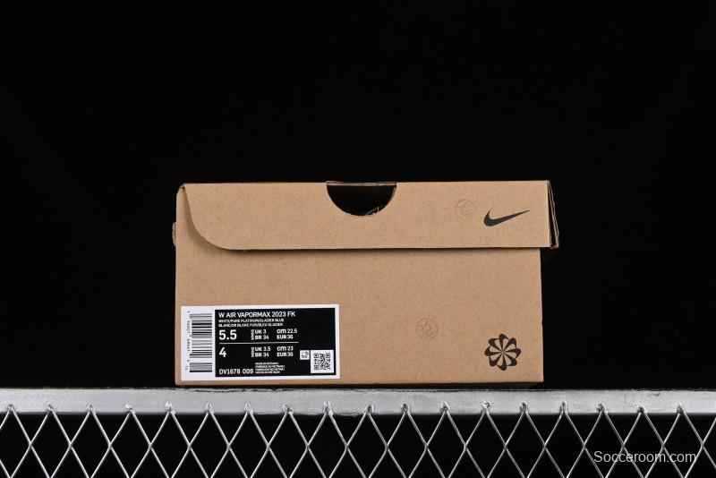 Nike Vapormax 2023 Flyknit Breathable Casual Running Shoes with Full-Length Air Cushion - DV1678-009