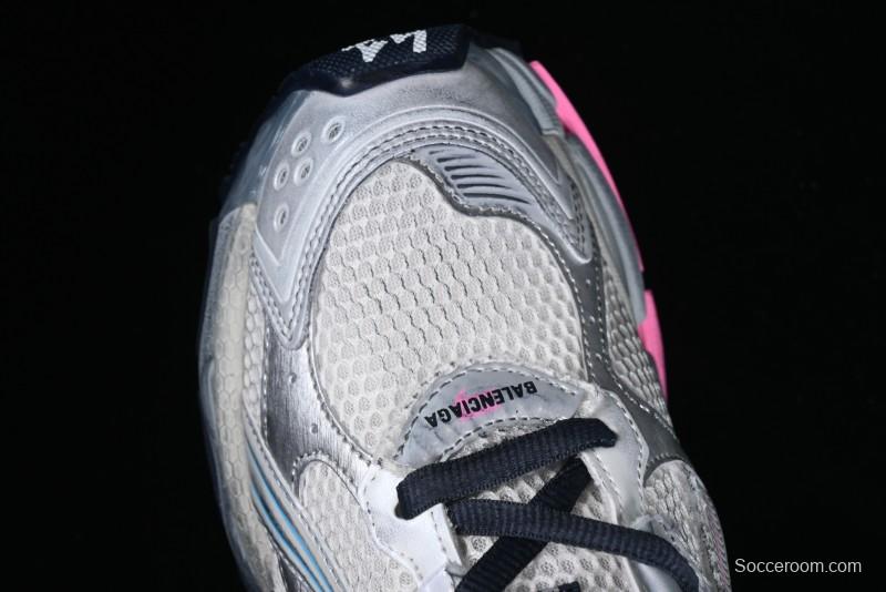 Balenciaga Runner Kith Four Color Retro Casual Sneakers - W3RMU9154