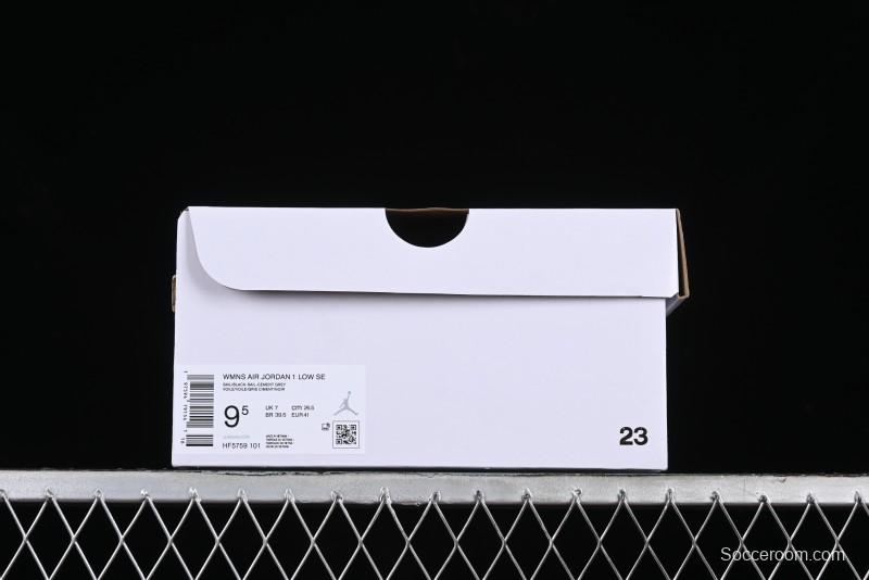 Nike Air Jordan 1 Low "Purple" Casual Sneakers - HF5759-101