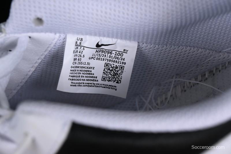 Nike Air Force 1 '07 Low Black White Broken Hook Casual Sneakers - HF9096-100