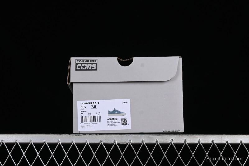 Converse One Star Pro Retro Skate Shoes in Grey Blue - A06889C