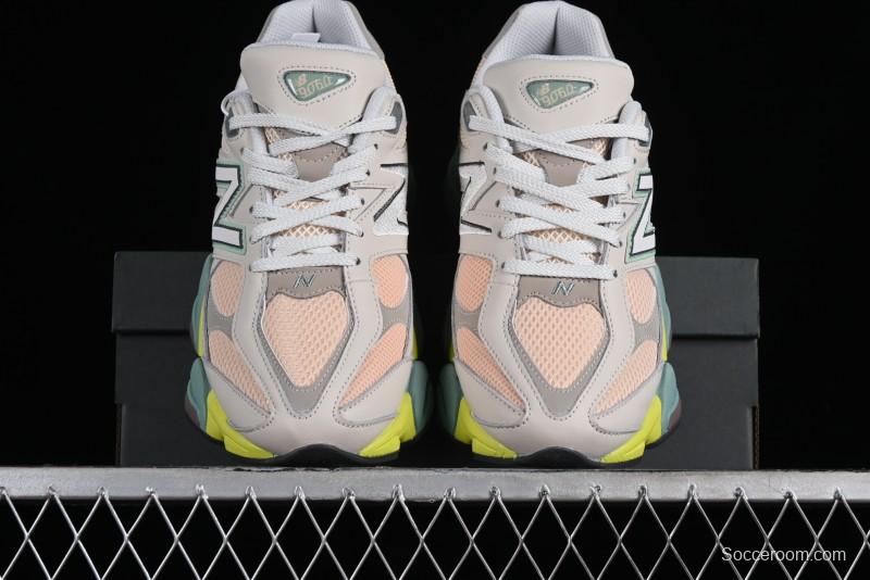 New Balance Joe Freshgoods x New Balance 9060 Retro Casual Running Sneakers with ABZORB Cushioning - U9060GCB