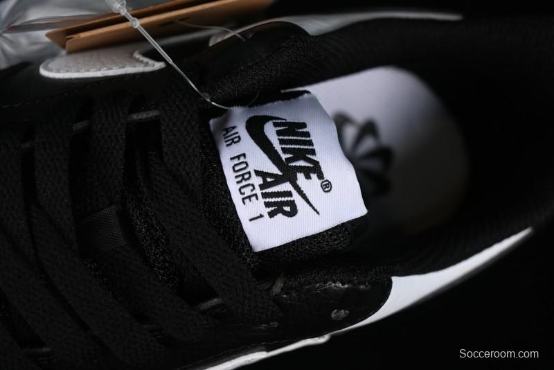 Nike Air Force 1 '07 Low Casual Sneakers with Broken Swoosh Design - HF9096-001