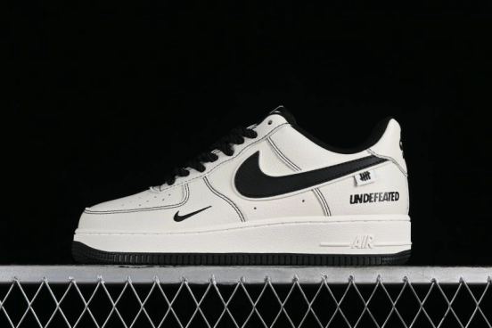 Nike Undefeated Air Force 1'07 Low Casual Sneakers with Custom Leather & Reflective Details - UT2023-201