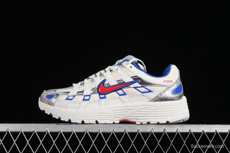 Nike P-6000 Retro Casual Sneakers with Layered Design and Ultra-Lightweight Body - CJ7789-162