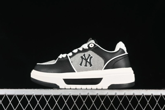 New York Yankees MLB Chunky Liner SL Canvas Sneakers with Thick Sole - 3ASXLSL4N50BKS