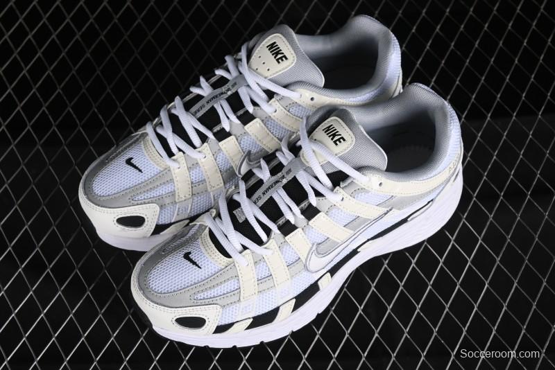 Nike P-6000 Prm Retro Casual Sneakers with Lightweight Design - CD6404-101
