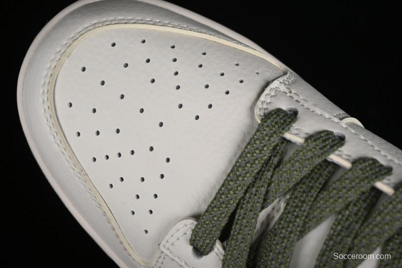 Nike SB Dunk Low UN Collaboration - Letter Green Anniversary High-End Custom Low-Top Casual Skate Shoes - BB2699-211