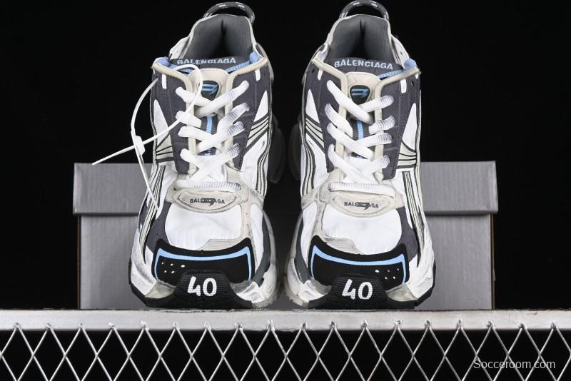 Balenciaga Runner Kith Four Color Retro Casual Shoes - W3RMU0150