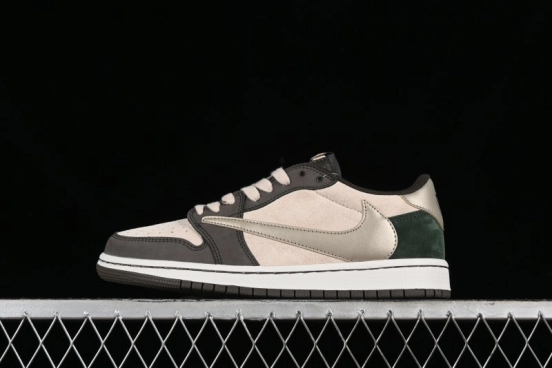 Nike Travis Scott x Air Jordan 1 Low OG Retro Basketball Shoes - DM7866-818