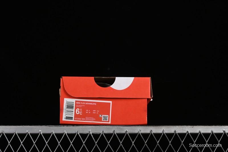 Nike Flex Advance Hook and Loop Breathable Soft Lightweight Kids Shoes - DC5562-600