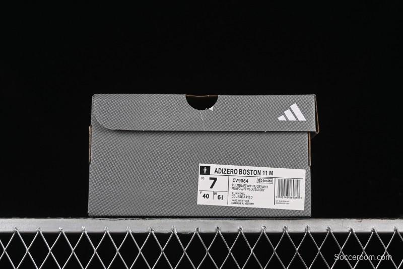 Adidas Adizero Boston 11 Running Shoes with Lightstrike Pro and ENERGYROD for Enhanced Performance - CV9064