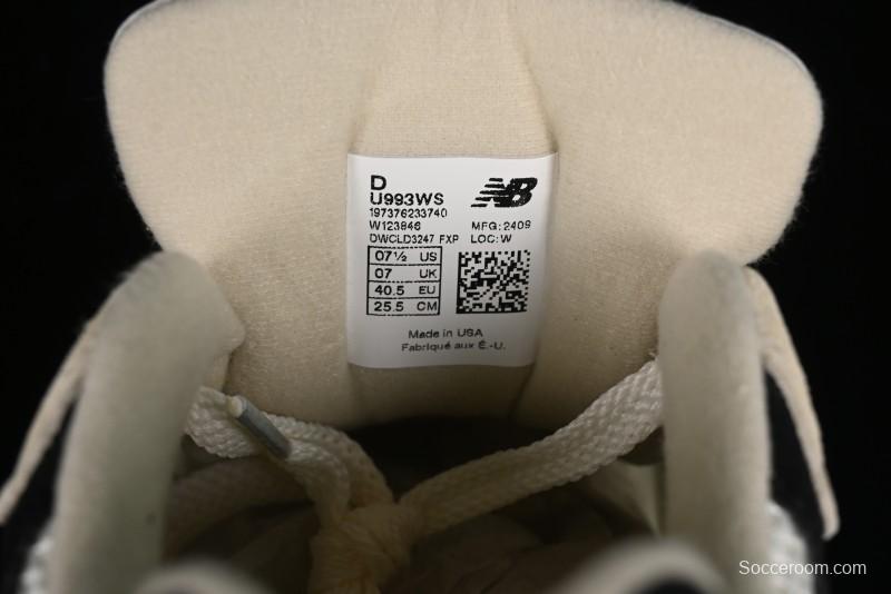 New Balance Made In USA M993 Series Classic Retro Casual Running Shoes - U993WS