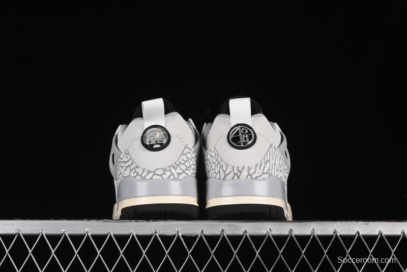 Nike Jordan Spizike Low AJ Hybrid Elements All Black Crackle Casual Sneakers - HQ1191-011