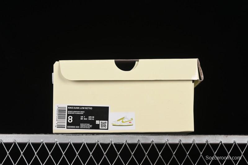 Nike SB Dunk Low Supreme Stone Island Collaboration - Fluorescent Beige Anniversary High-End Custom Low-Top Casual Skate Shoes - BB9866-005