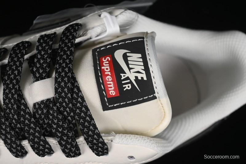 Nike Air Force 1 '07 Low Supreme Collaboration - White Black - XZ3368-001