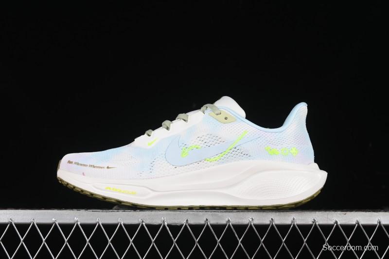 Nike Air Zoom Pegasus 41 Breathable Lightweight Running Shoes with Cushioning - HQ3465-143