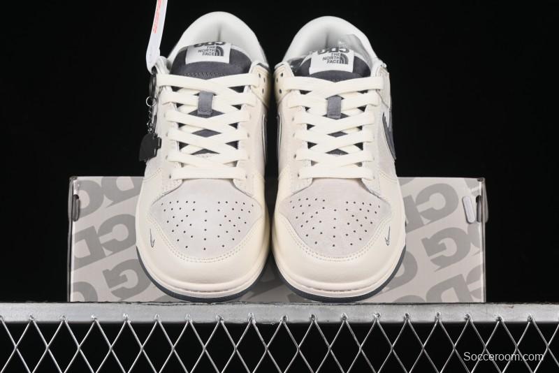 Nike SB Dunk Low The North Face Collaboration - Anniversary High-End Customized Low-Top Casual Skate Shoes - DQ1098-513