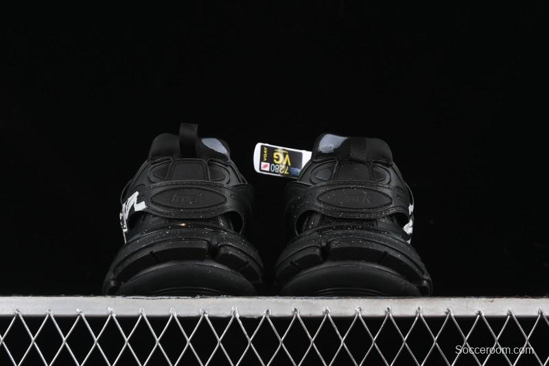 Balenciaga Track Sneaker with Transparent Heel Strap - WTRHW1090
