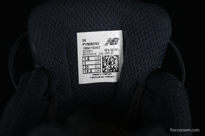 New Balance 9060 Series Kids Hook and Loop Sneakers - PV9060NV