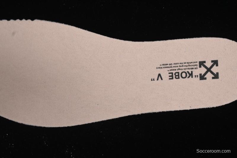 Nike Off-White x Zoom Kobe 5 Professional Basketball Shoes - DB4796-101