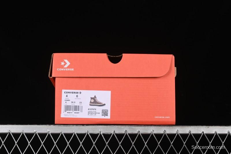 Converse Zoo Happy Pets Series High-Top Fleece-Lined Casual Sneakers with Animal-Themed Design - A12767C