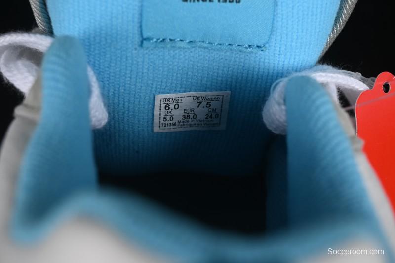 Vans Knu Skool Low-Top Retro Casual Vulcanized Slip-On Shoes in Grey Blue - VN000D6CCCZ