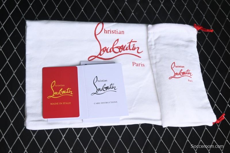 Christian Louboutin Funnyto Flat French Luxury Brand Low-Top Sneakers in Purple Color Block - X.D4