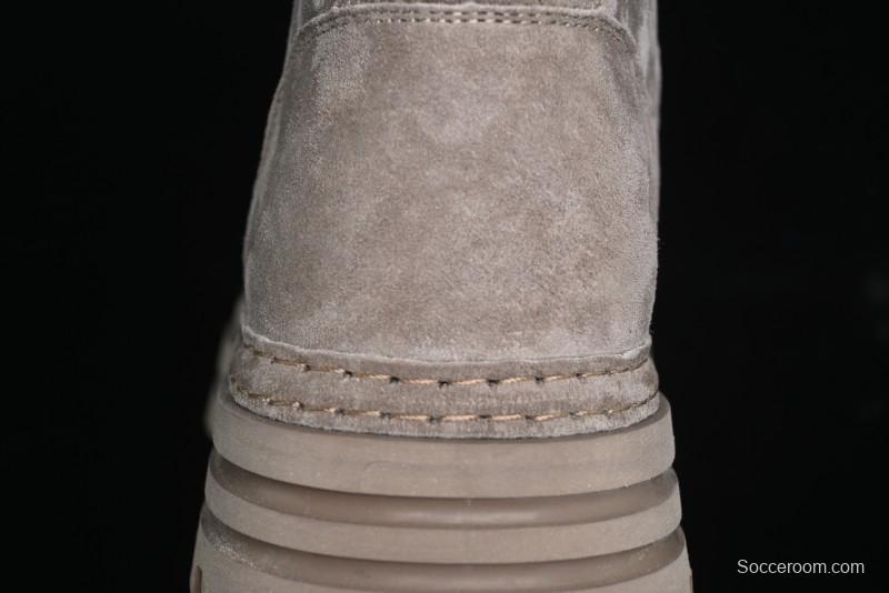 ECCO Cool Series Workwear Leather Anti-Slip Platform Chelsea Boots - 63890801001