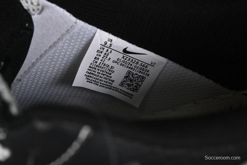 Nike Air Force 1 '07 Low Stussy Collaboration - Black Grey Casual Sneakers - XZ3328-566