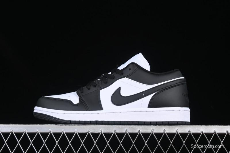 Nike Air Jordan 1 Low AJ1 Black White Panda Low Top Lifestyle Basketball Shoes - 553558-131