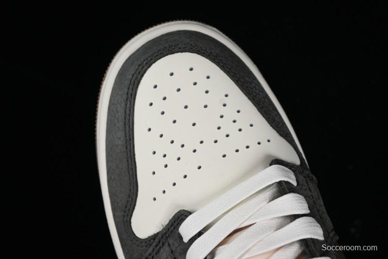 Nike Air Jordan 1 Low "Snkrs Day" Casual Sneakers with Grey Toe Design - FD0399-004