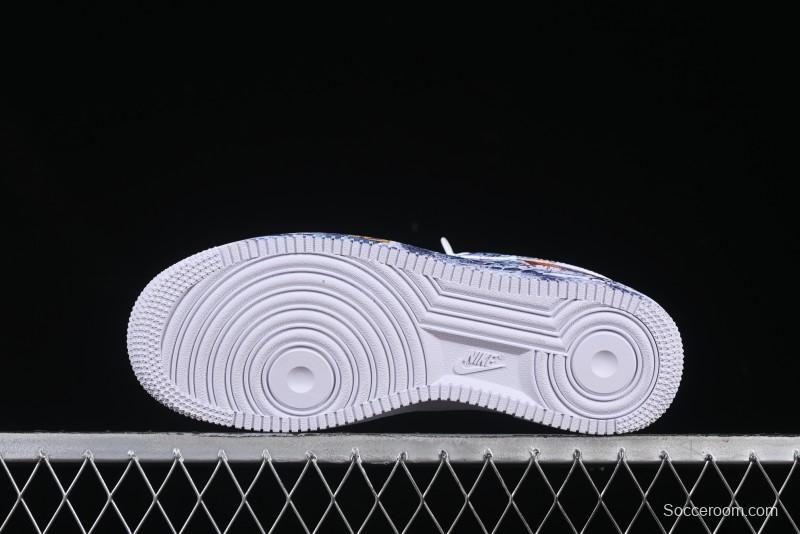 Nike Air Force 1 '07 Low Casual Sneakers with All-sole Air Cushion - DD8959-100
