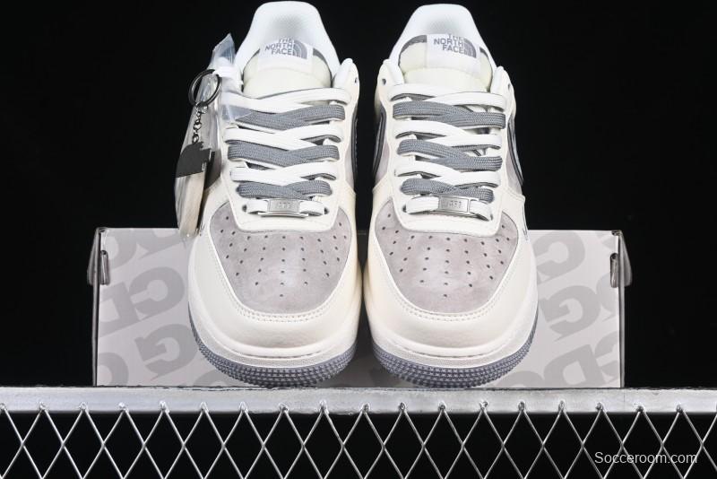 Nike Air Force 1 '07 Low The North Face x CDG Retro Casual Sneakers with Full-Length Air Cushion - DM6688-049