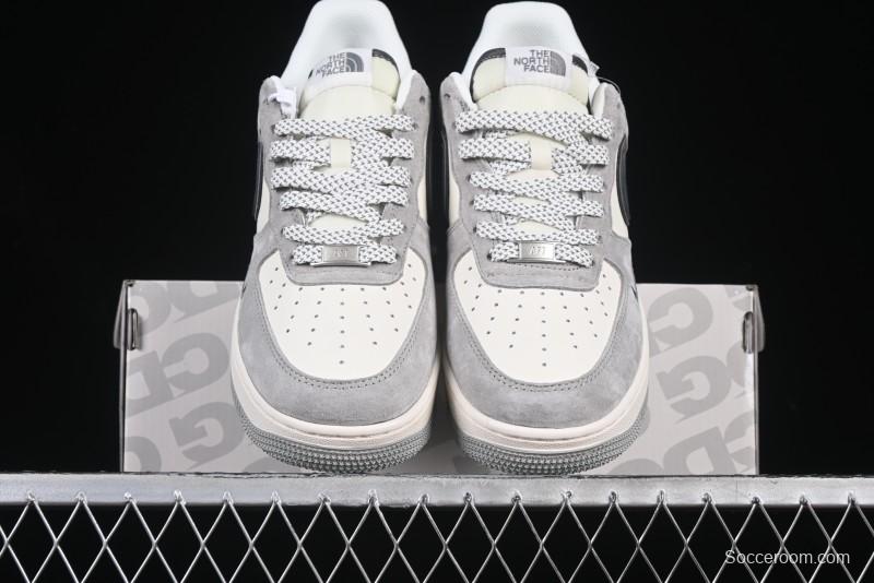 Nike Air Force 1 '07 Low The North Face Collaboration Versatile Beige-Grey Casual Sneakers - XZ6188-760