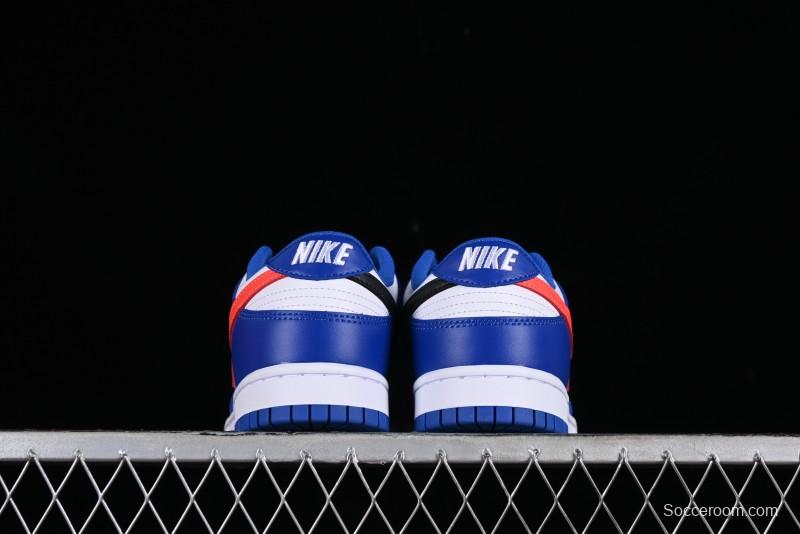 Nike Dunk Low SB Casual Skate Shoes in White Blue Red - CW1590-104