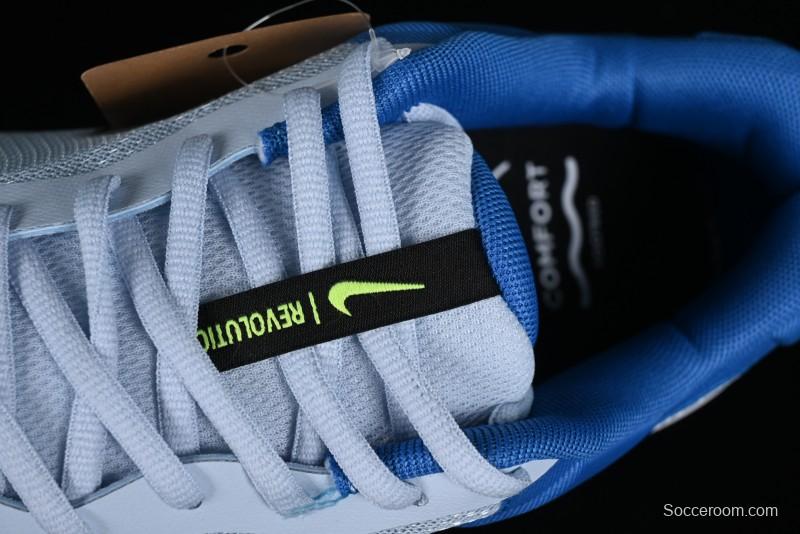 Nike Revolution 7 Wide Low-Top Running Shoes with Breathable Mesh and Durable Cushioning - FB2207-402