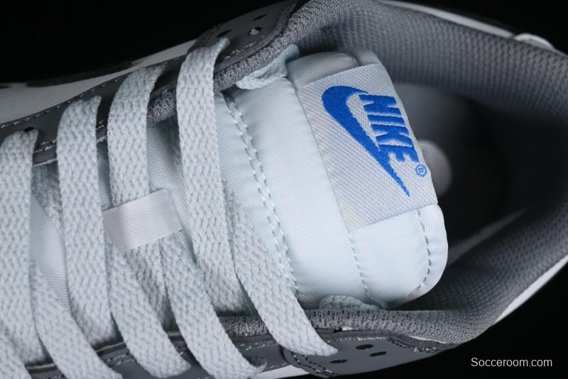 Nike Dunk Low SB Skateboarding Shoes in White Blue Grey - FB9109-001