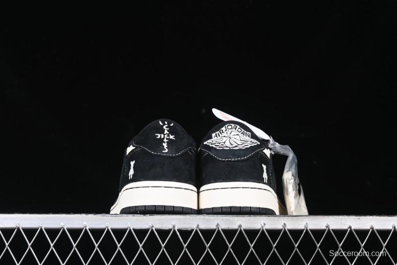Nike Travis Scott x Fragment Design x Air Jordan 1 Low OG SP AJ1 Collaboration Sneakers - SJ2086-138