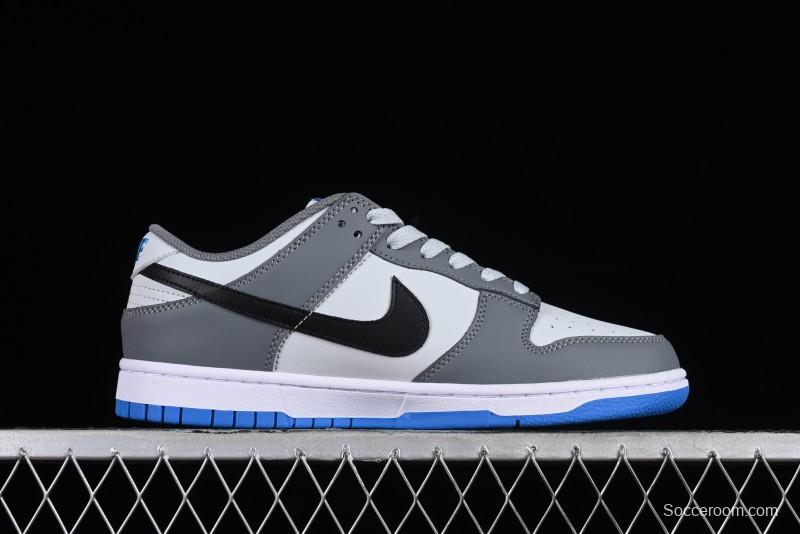 Nike Dunk Low SB Skateboarding Shoes in White Blue Grey - FB9109-001