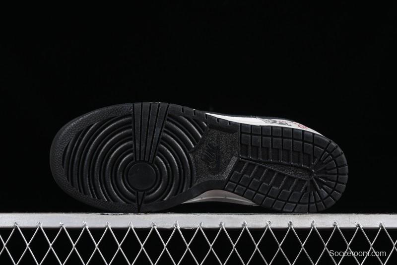 Nike SB Dunk Low Chinese New Year Limited Edition - Gray Dragon Anniversary High-End Custom Low-Top Casual Skate Shoes - XP3802-330